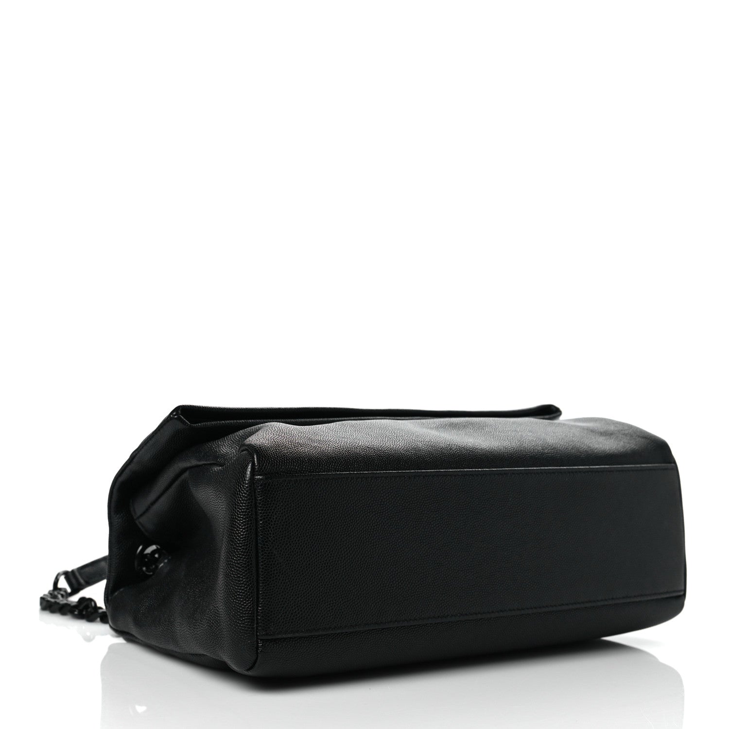 Saint Laurent Grain De Poudre Monogram Monochrome Toy West Hollywood Fold-Over Bag Black 3 of 9