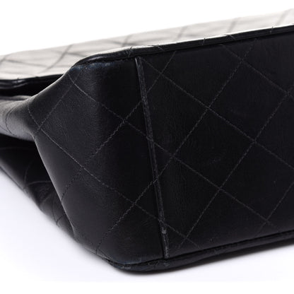 Chanel Lambskin Quilted XL Jumbo Single Flap Black 9 of 10