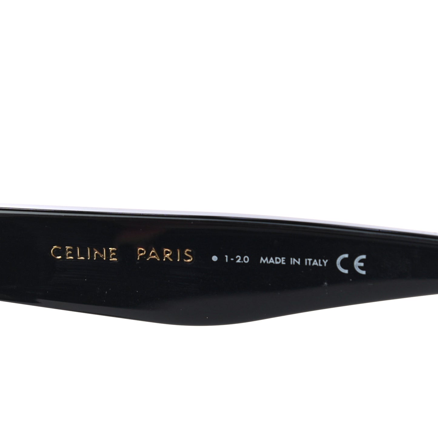 Acetate Studded Mineral Round Sunglasses CL40031N Black