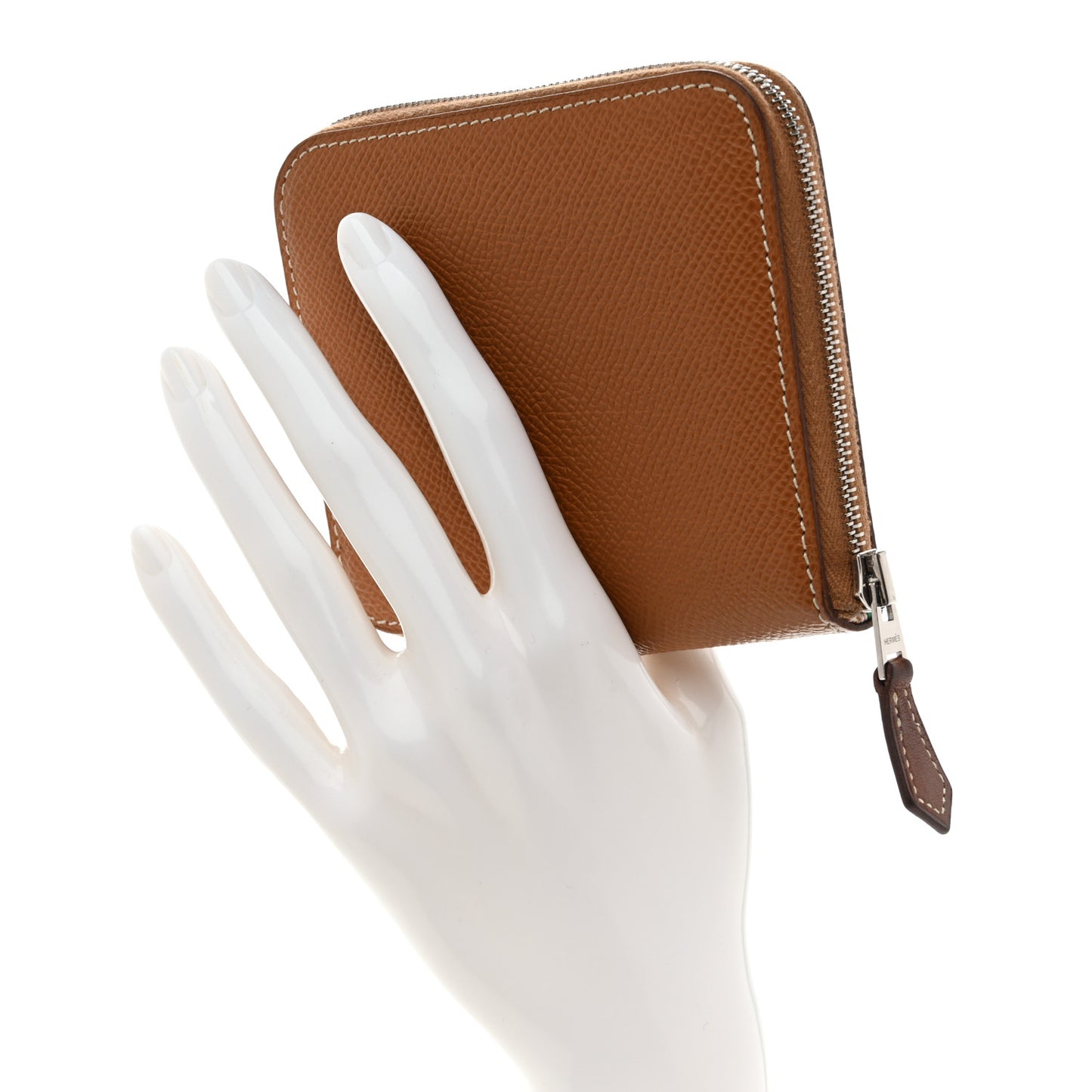 Epsom Silk'in Compact Wallet Gold