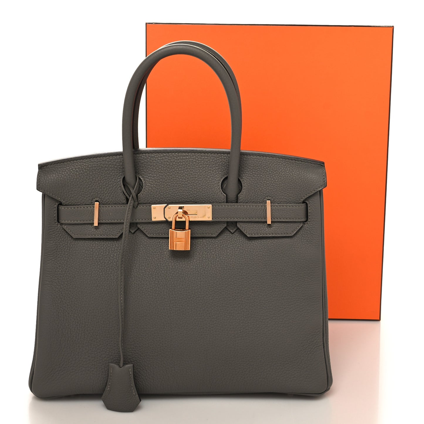 Togo Birkin 30 Gris Meyer