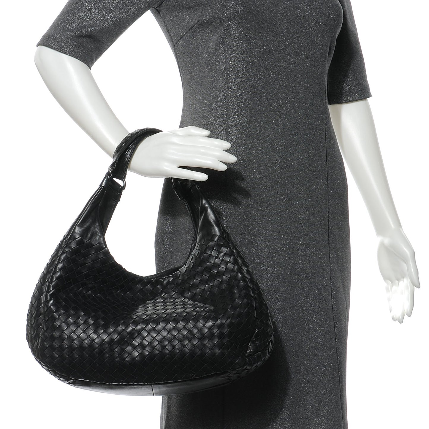 Intrecciato Nappa Campana Nero Black