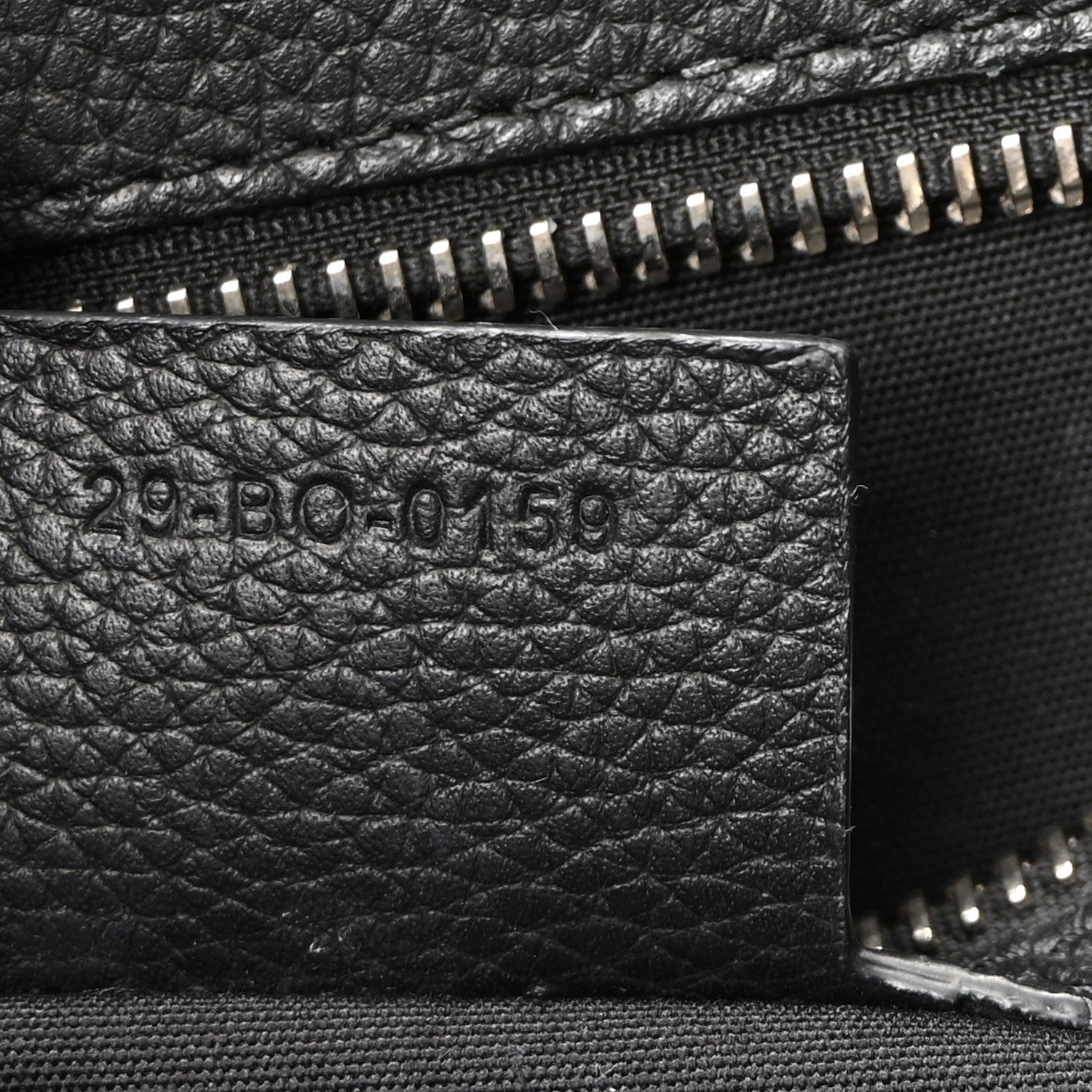Christian Dior Grained Calfskin Saddle Tote Black 13 of 19