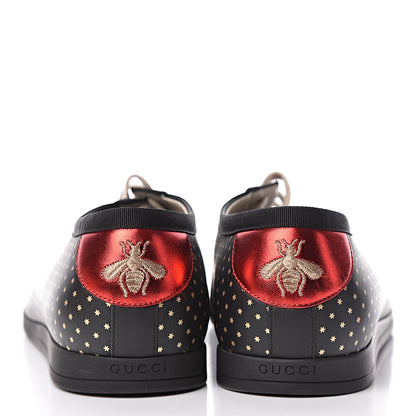 Gucci X SEGA Calfskin GUCCY Stars Mens Falacer Sneakers 10 Black 5 of 14