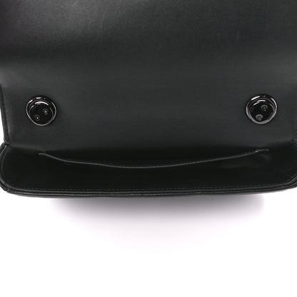 Celine Goatskin Matelasse Chain Shoulder Bag Black 5 of 9