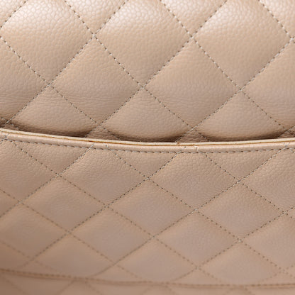 Chanel Caviar Quilted Jumbo Double Flap Beige Clair 15 of 15