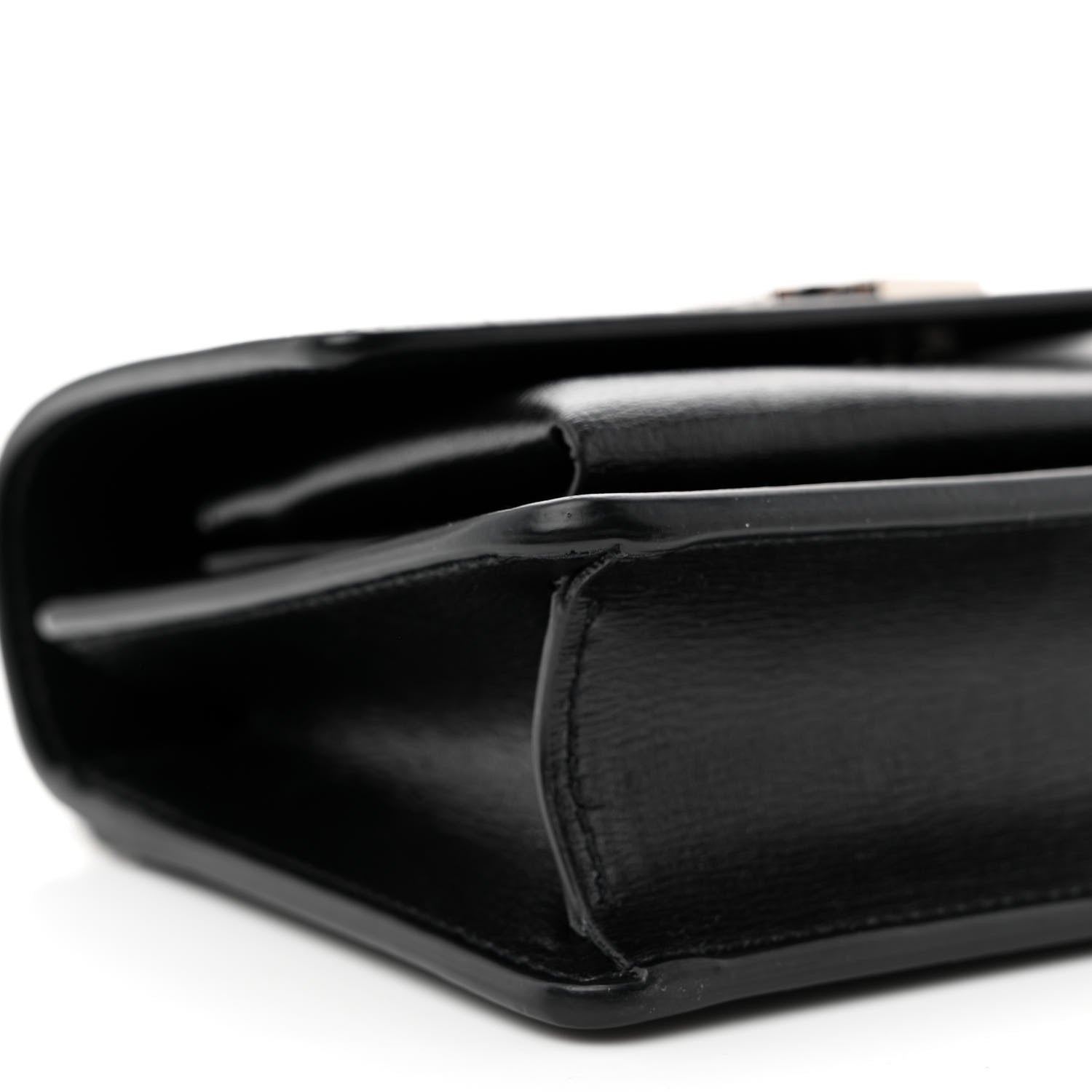 Saint Laurent Calfskin Monogram Sunset Chain Wallet Black 8 of 10