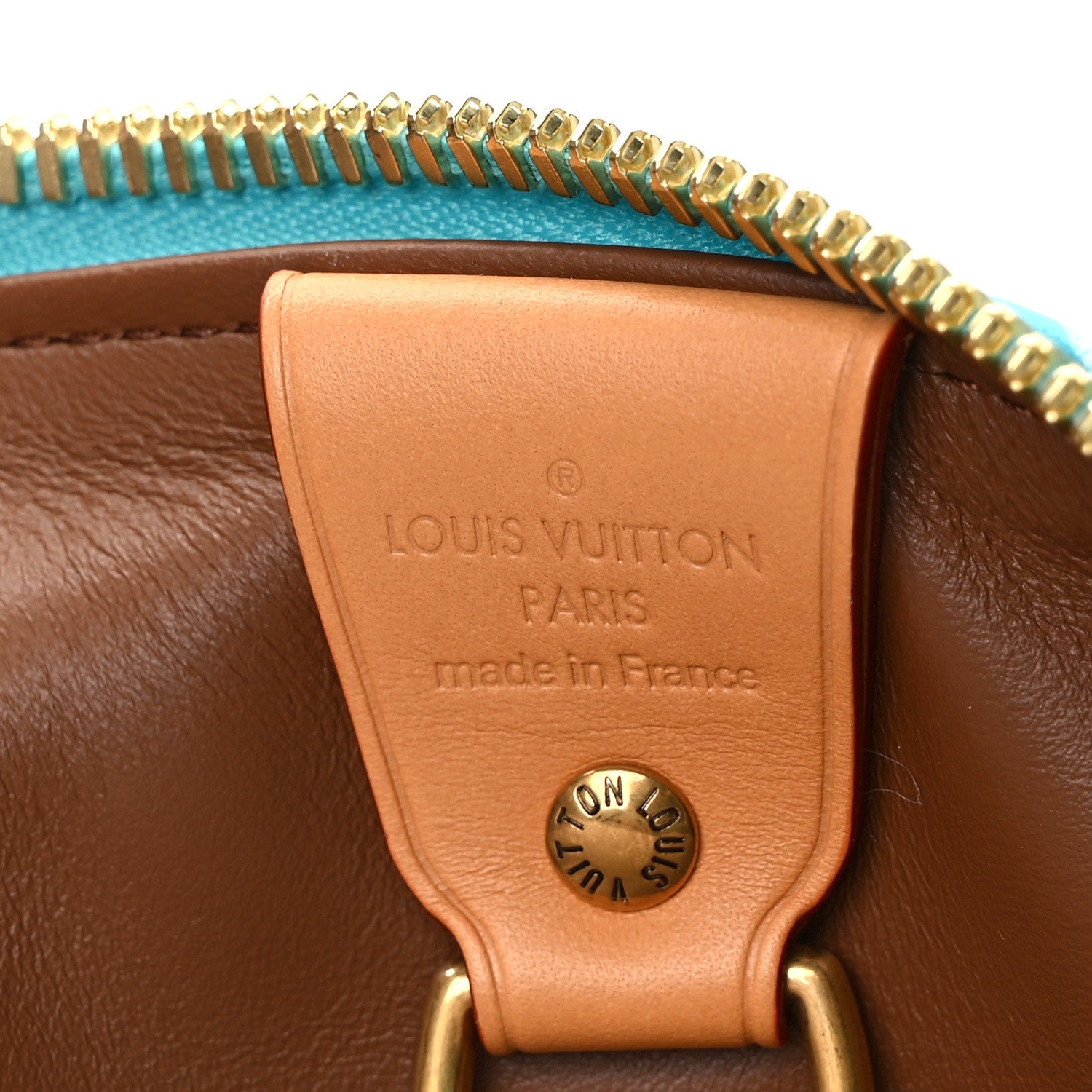 Louis Vuitton Calfskin Monogram Speedy P9 Bandouliere 40 Turquoise 8 of 15