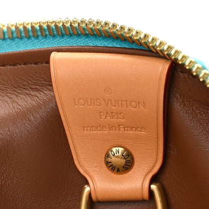 Louis Vuitton Calfskin Monogram Speedy P9 Bandouliere 40 Turquoise 8 of 15