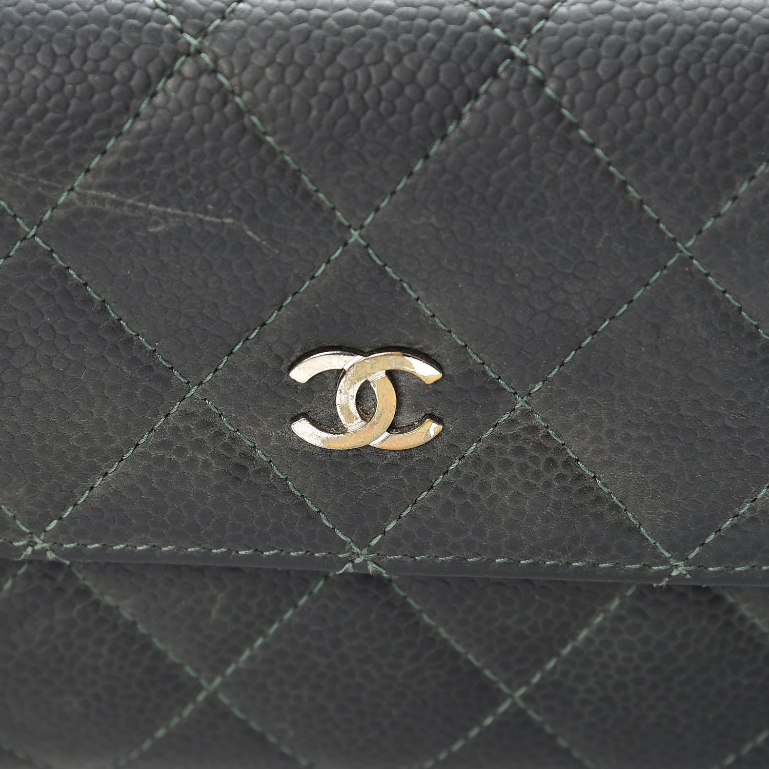 Chanel Iridescent Caviar Quilted Large Flap Wallet 13 of 23