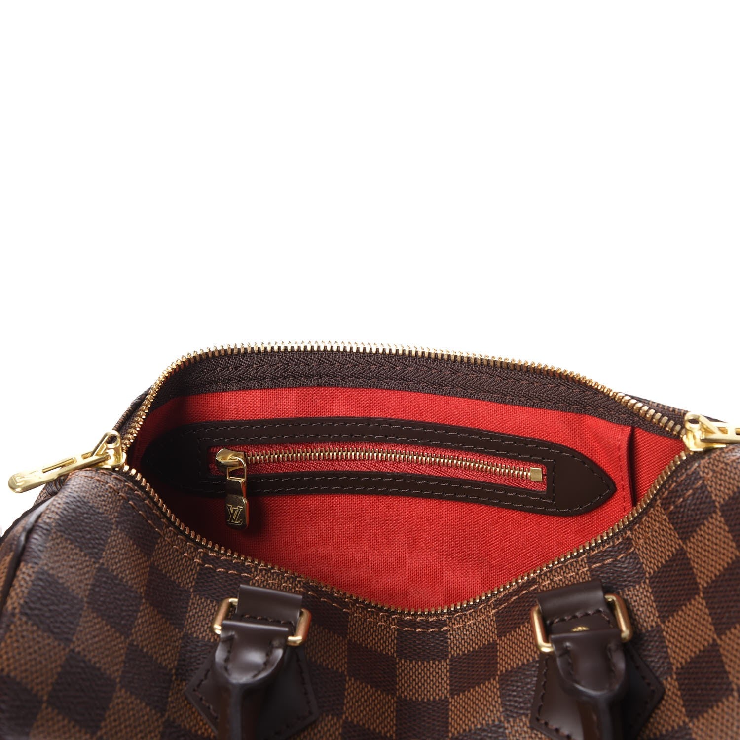 Louis Vuitton Damier Ebene Speedy Bandouliere 25 8 of 9