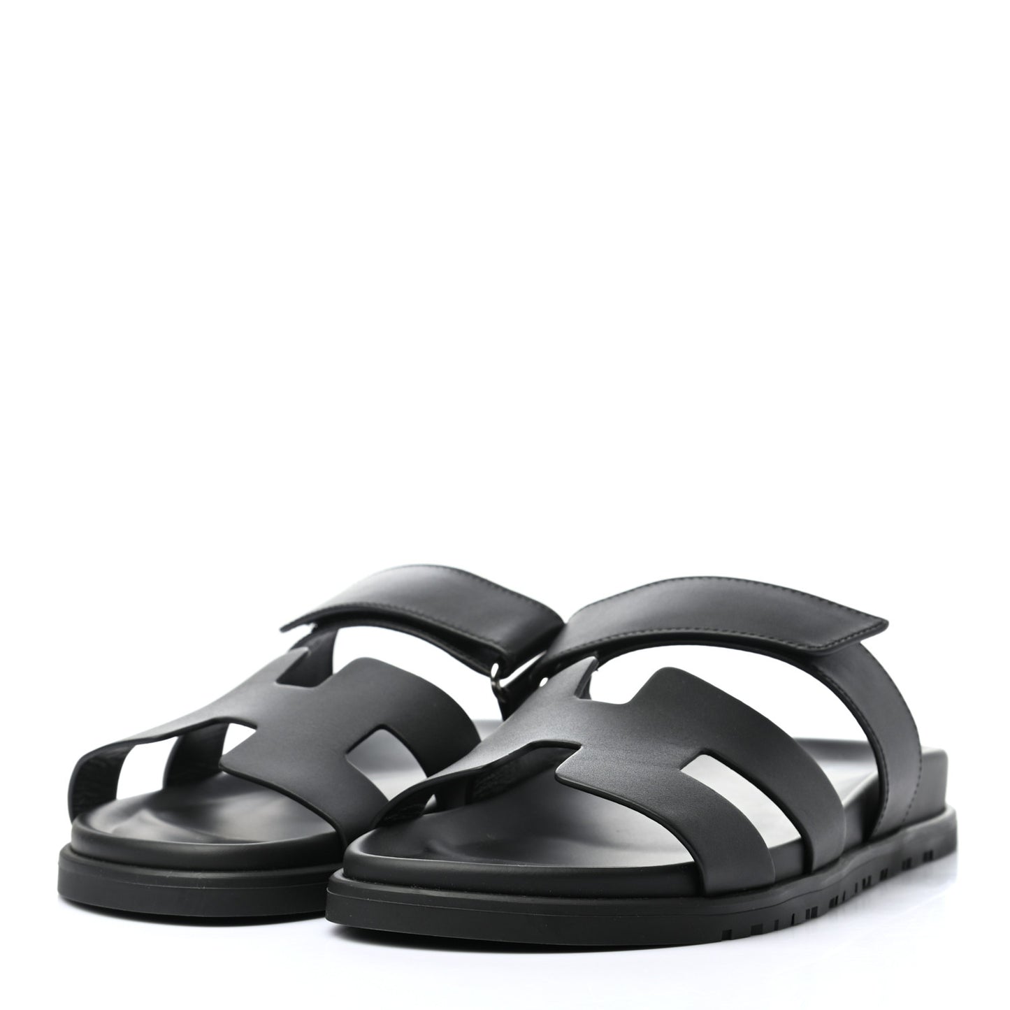Calfskin Womens Chypre Sandals 40 Black