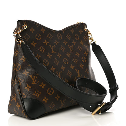Louis Vuitton Monogram Odeon MM Black 3 of 8