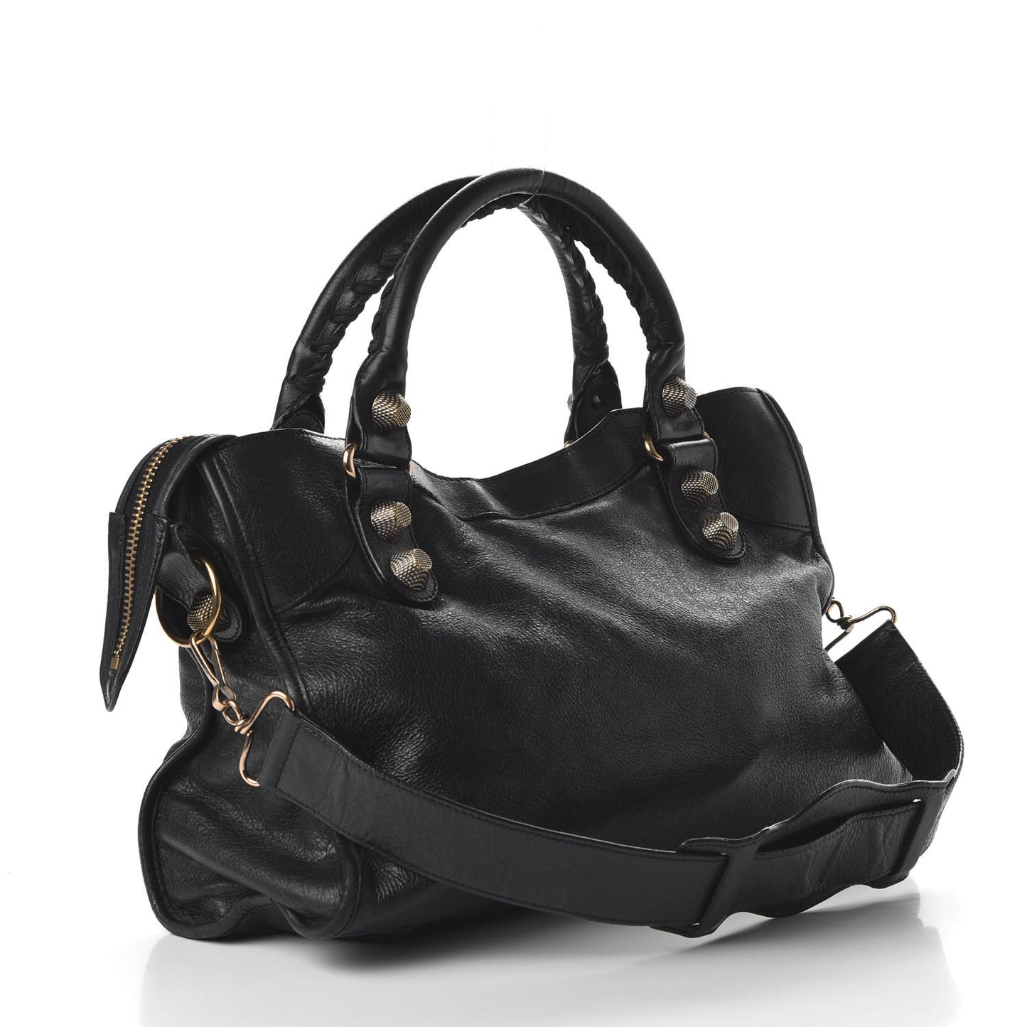Agneau Giant 21 Rose Gold Hardware City Black