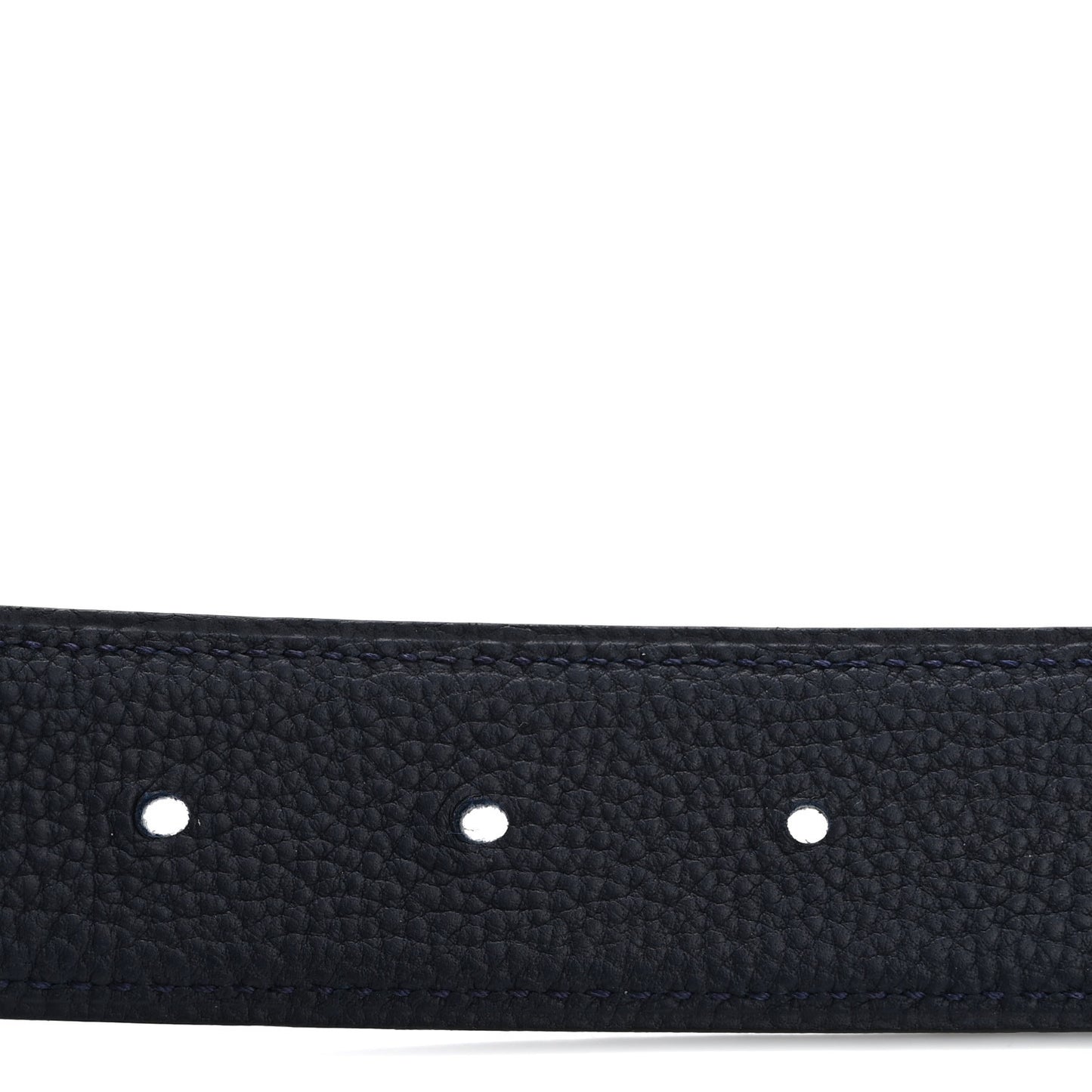 Box Togo 32mm Guilloche H Belt 90 36 Black Bleu Nuit