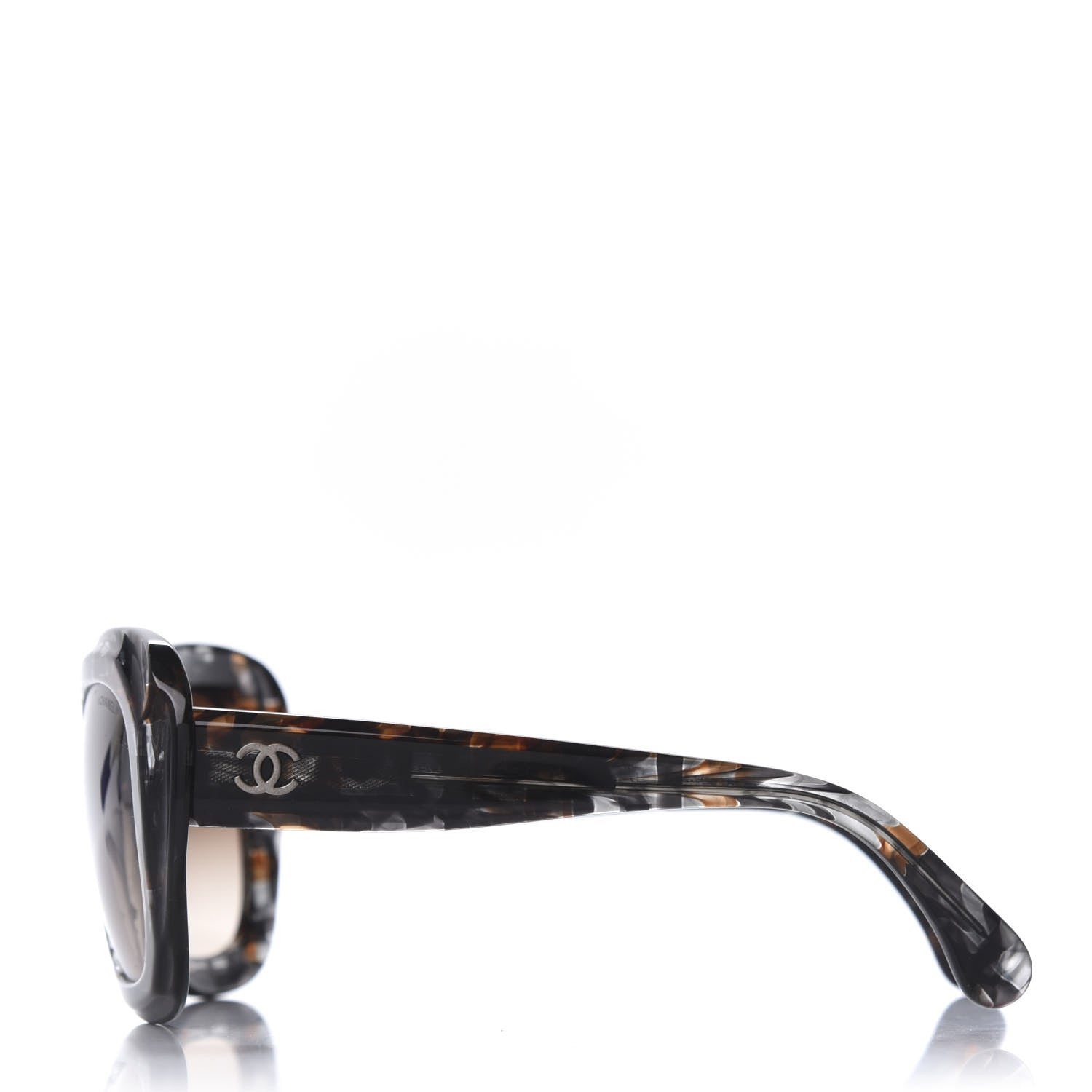 Chanel Acetate Square Plaid Frame Sunglasses 5324 Grey 2 of 8