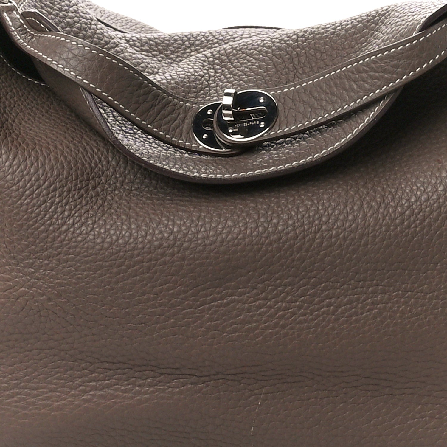 Hermes Taurillon Clemence Lindy 30 Etoupe 8 of 14