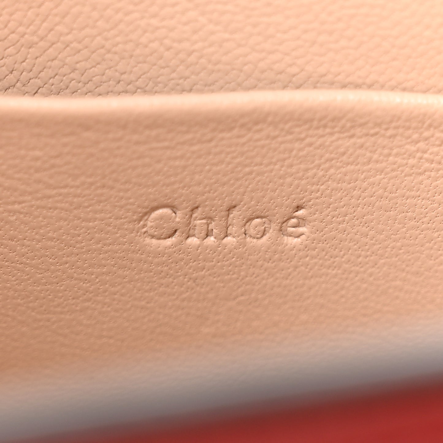 Calfskin Small Nile Bracelet Minaudiere Bag Dahlia Red