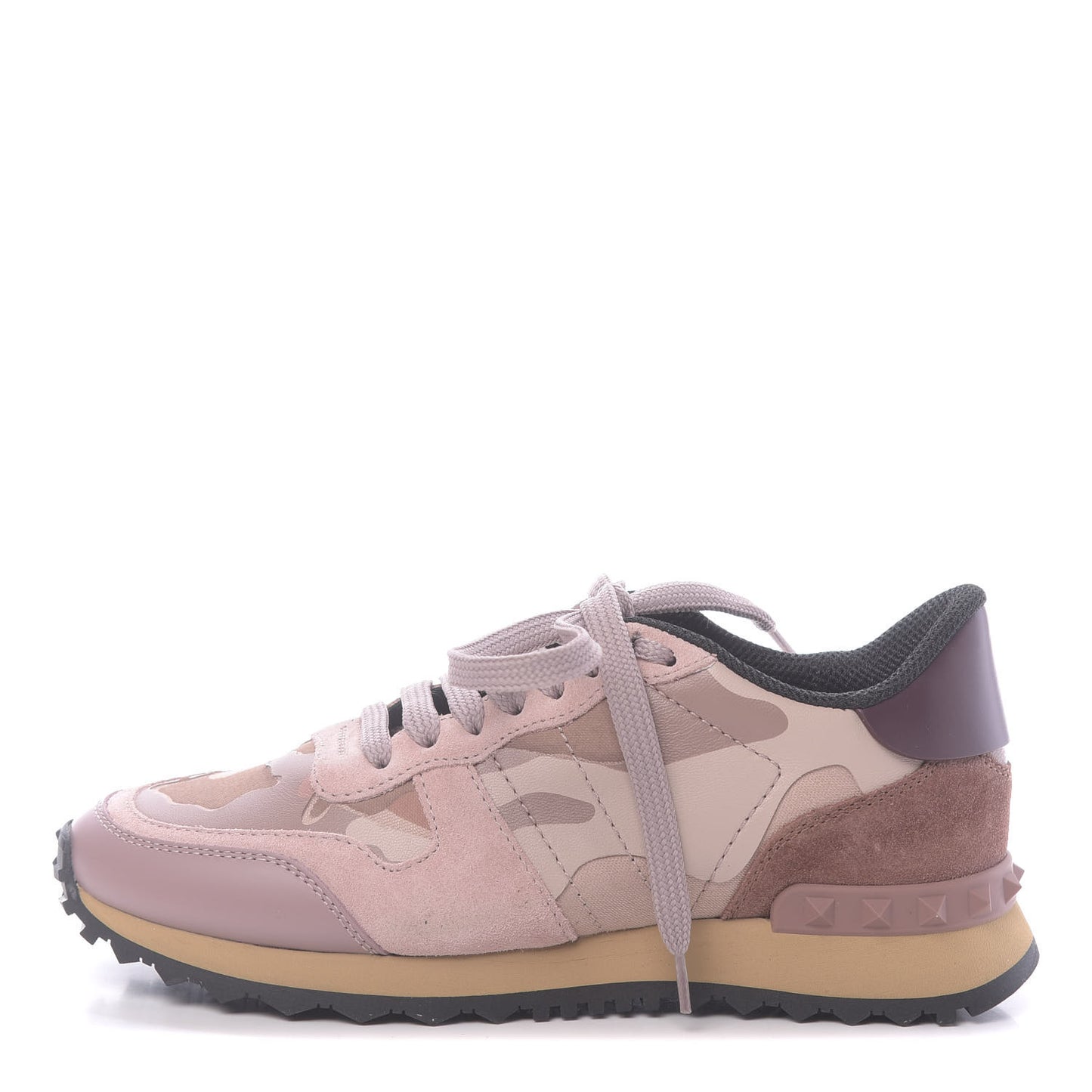 Nappa Suede Camouflage Womens Rockrunner Sneakers 35.5 Multicolor