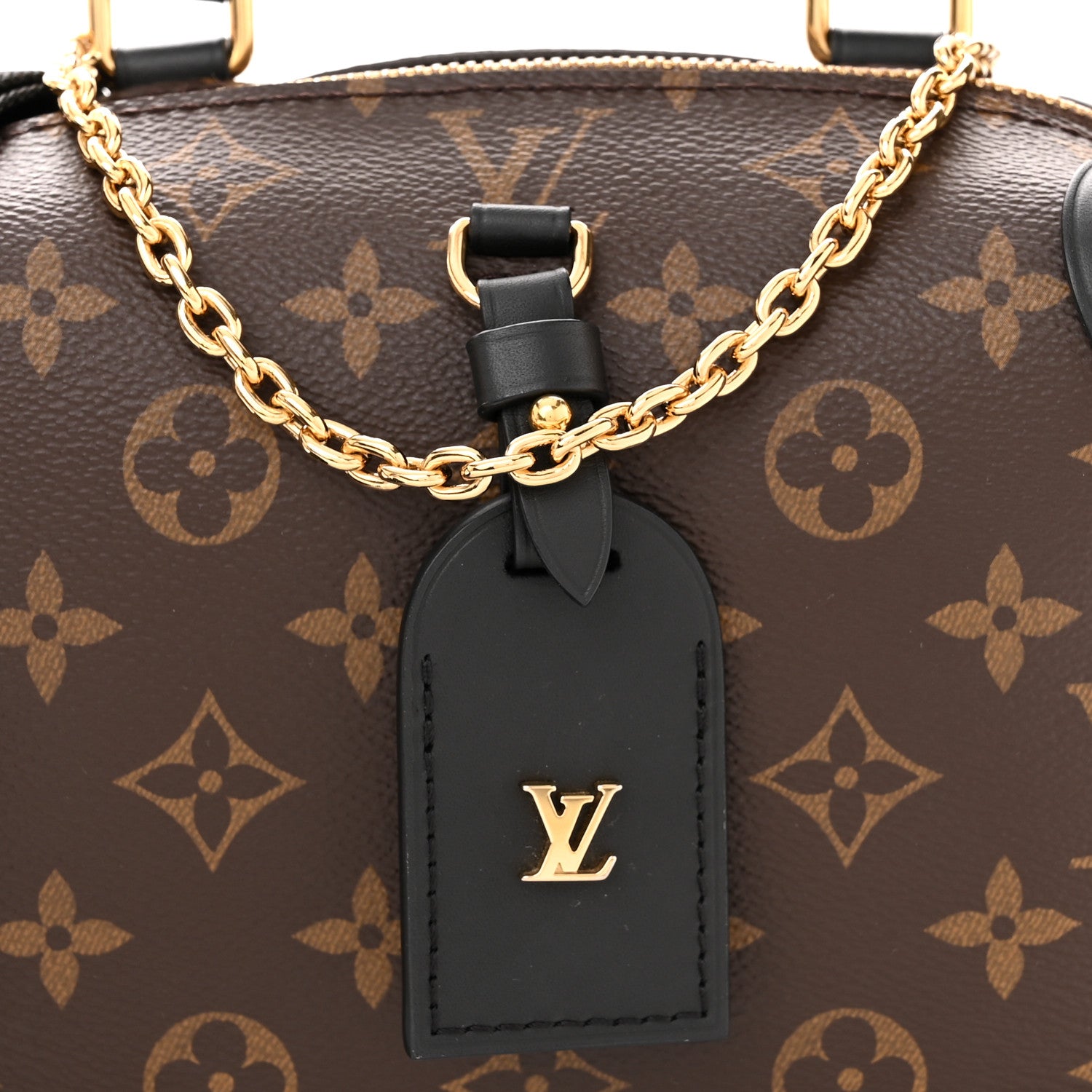 Louis Vuitton Monogram Petite Malle Souple Black 7 of 10