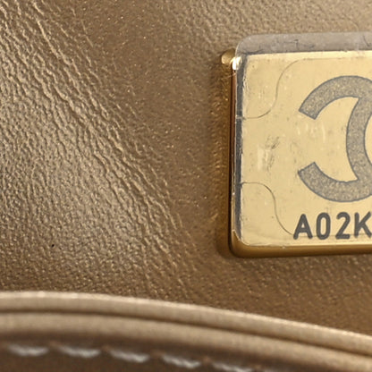 Chanel Calfskin Resin Quilted Mini Flap Purple 6 of 11