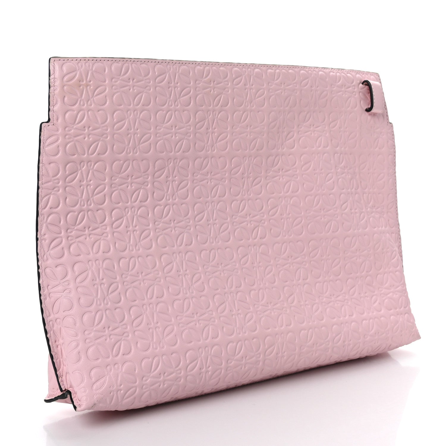 Loewe Calfskin Embossed Repeat T Pouch Soft pink 3 of 8