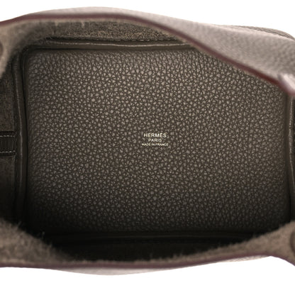 Hermes Taurillon Clemence Picotin Lock 18 PM Etoupe 5 of 9