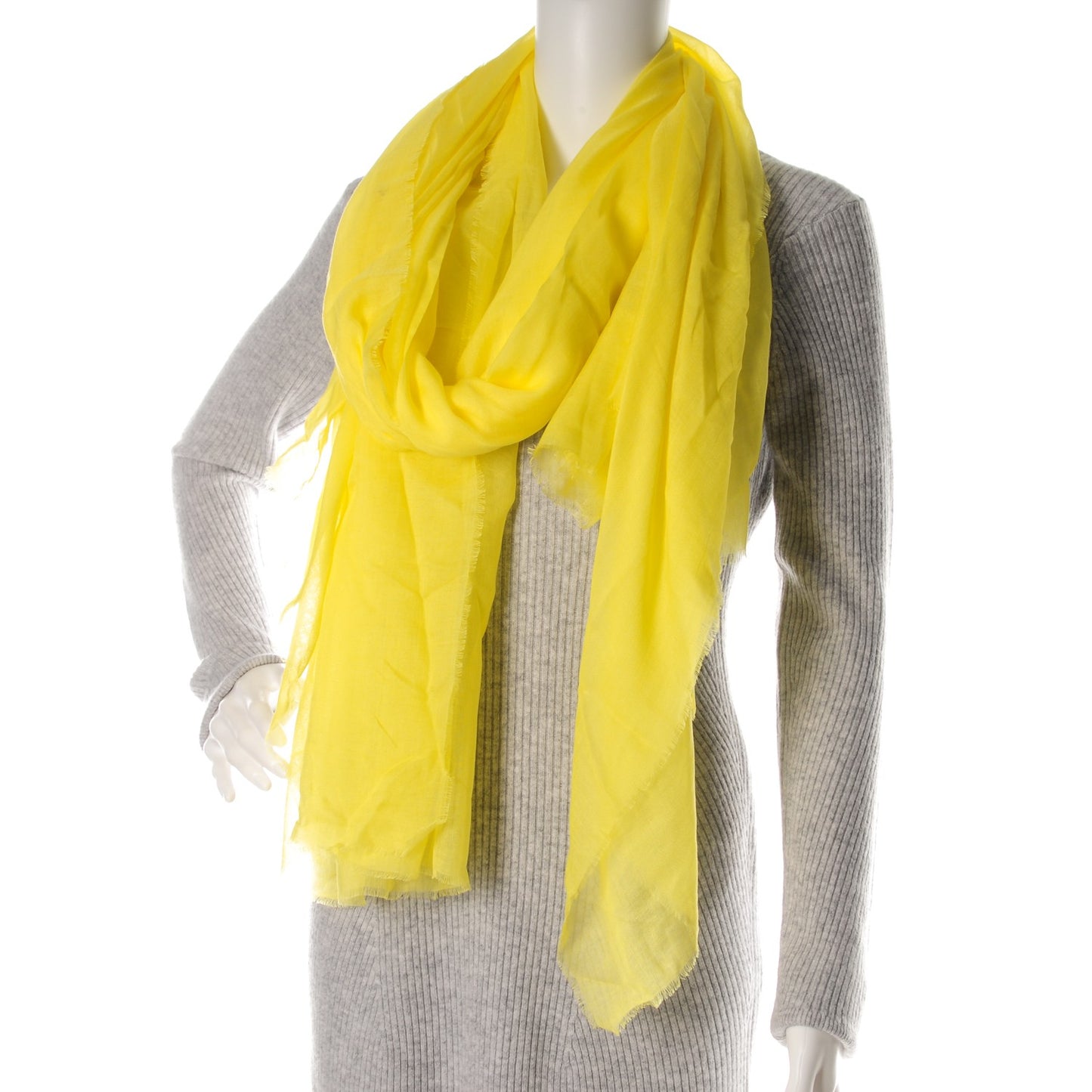 Modal Cashmere Sequins CC Scarf Yellow
