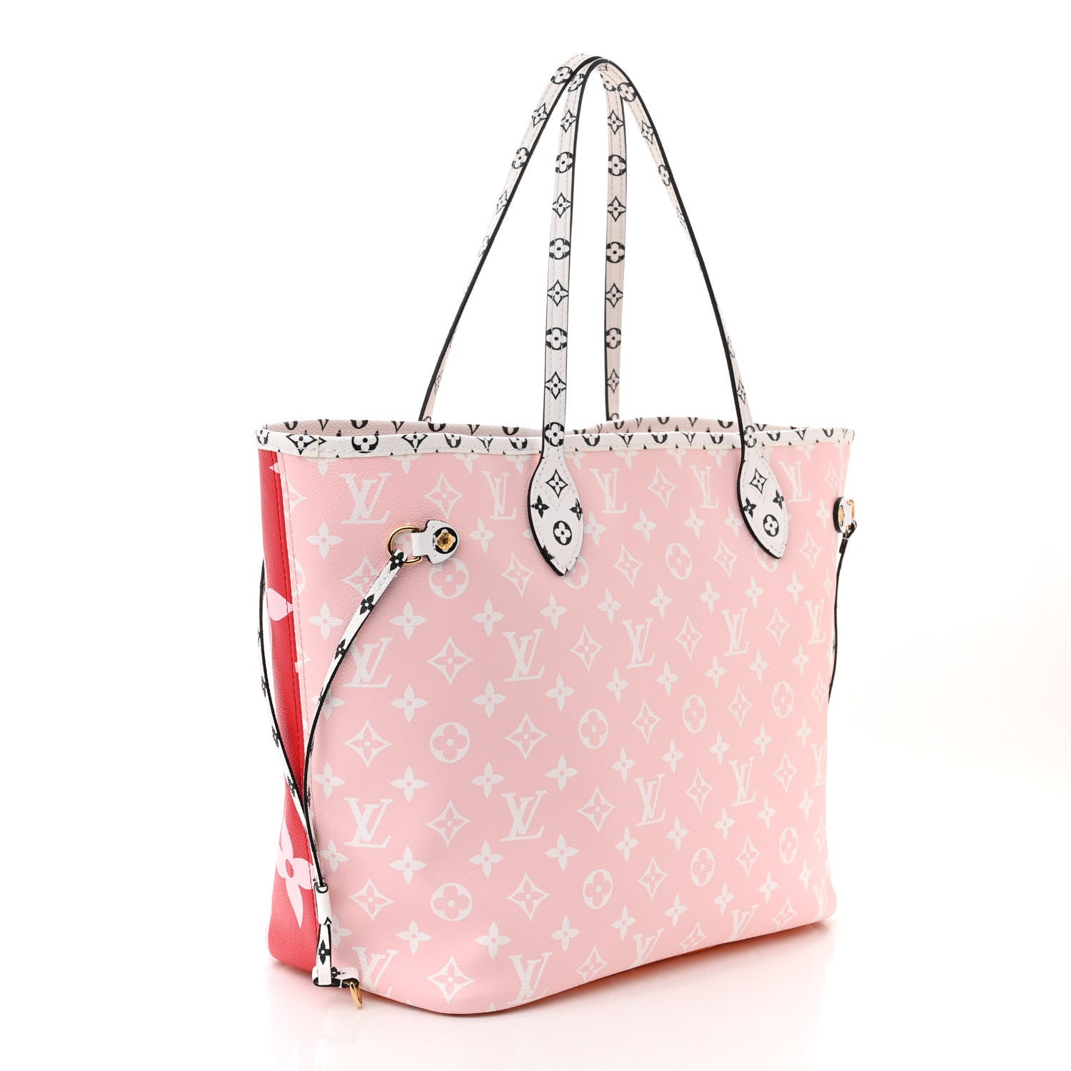 Louis Vuitton Monogram Giant Neverfull MM Rouge 3 of 10