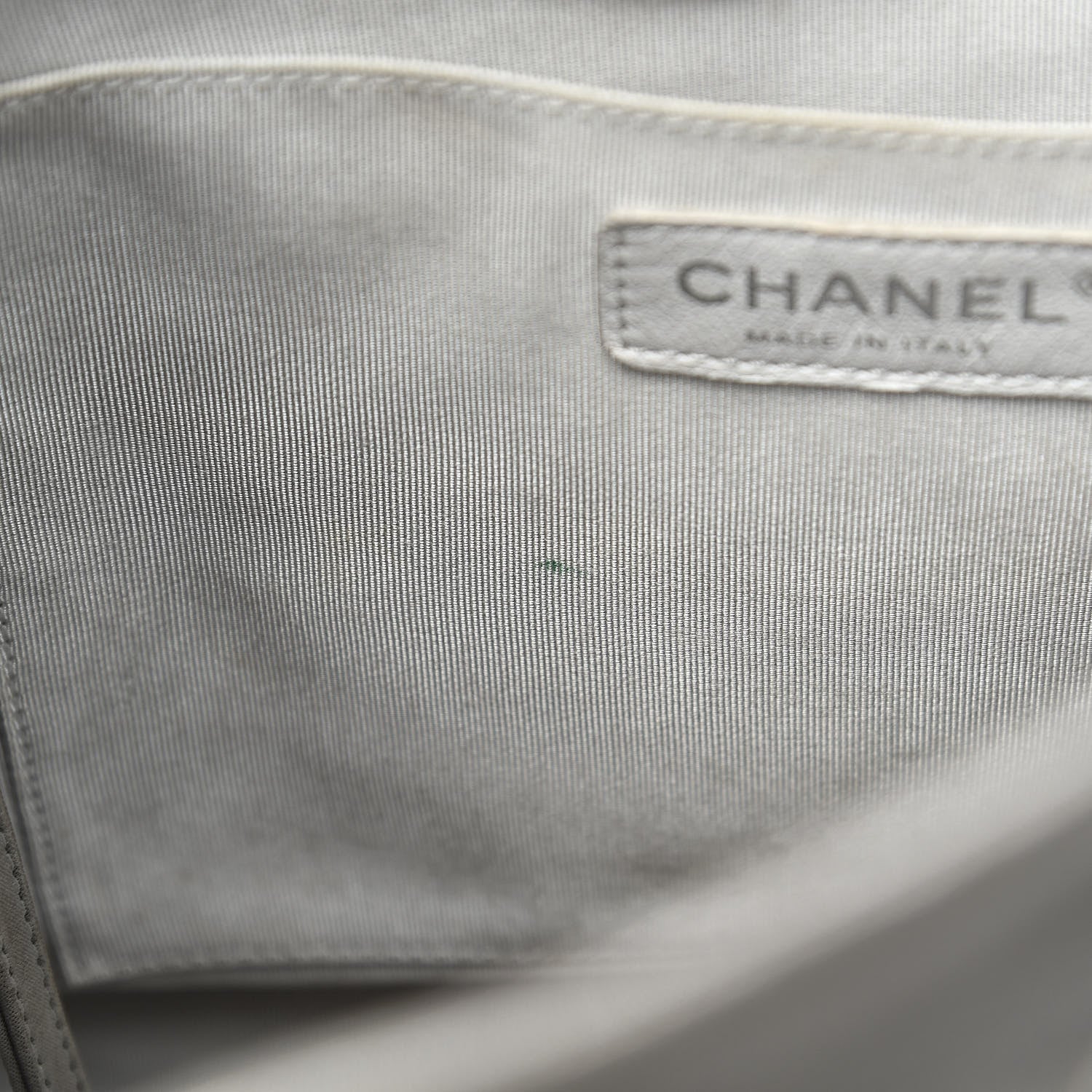 Chanel Metallic Calfskin Chevron Quilted Small Urban Spirit Backpack Silver 8 of 11