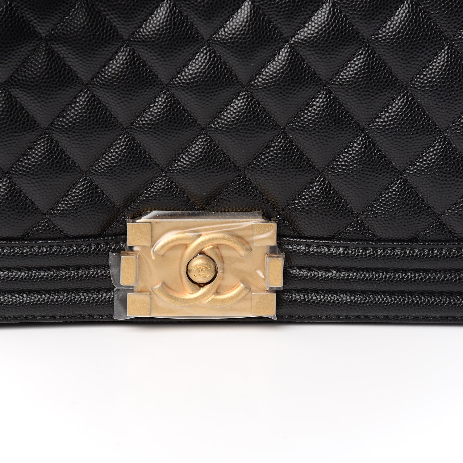 Chanel Caviar Quilted Medium Boy Flap Black 10 of 11