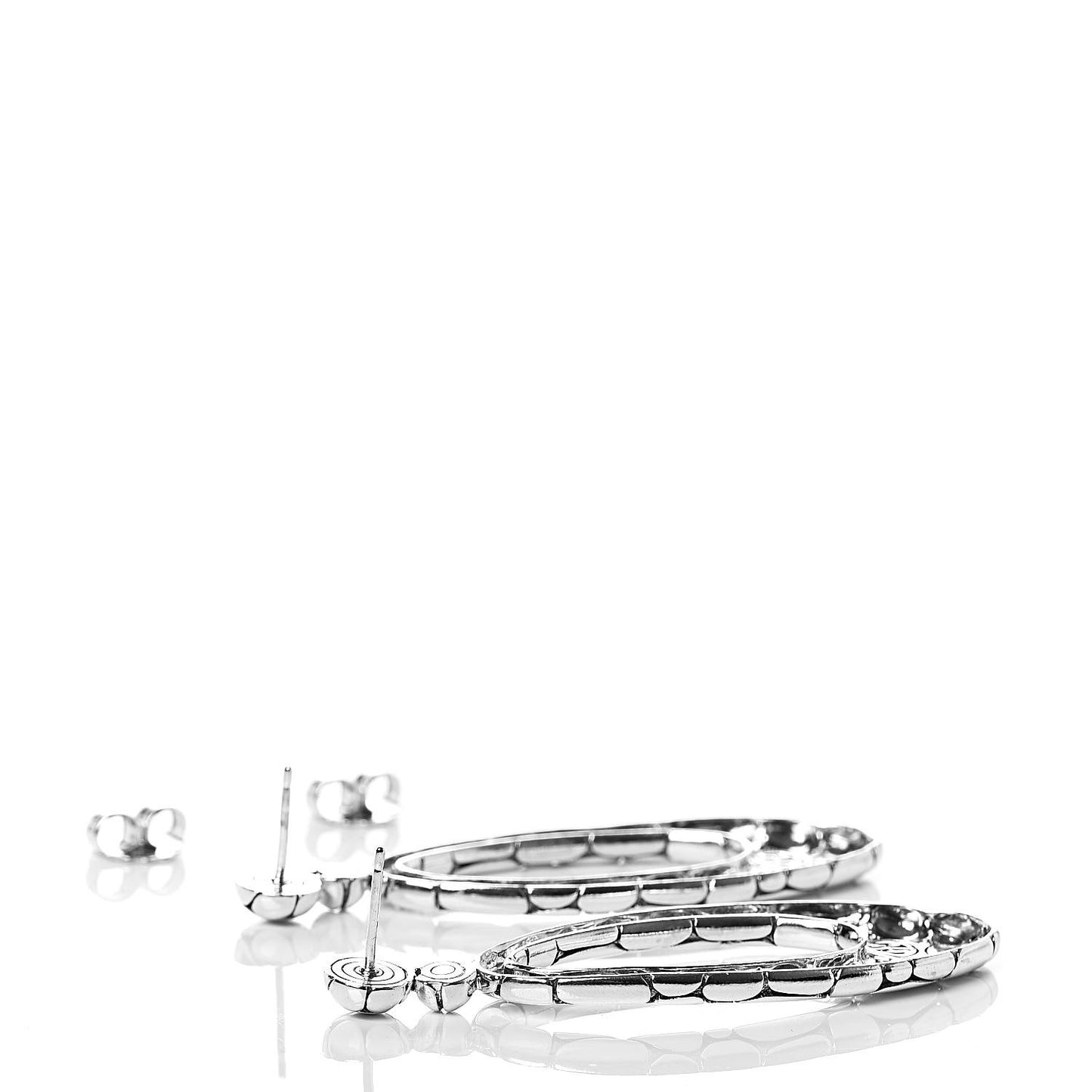 JOHN HARDY Sterling Silver Kali Oval Drop Earrings