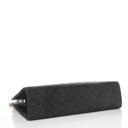 Gucci Guccissima Large Emily Chain Shoulder Bag Black 4 of 8