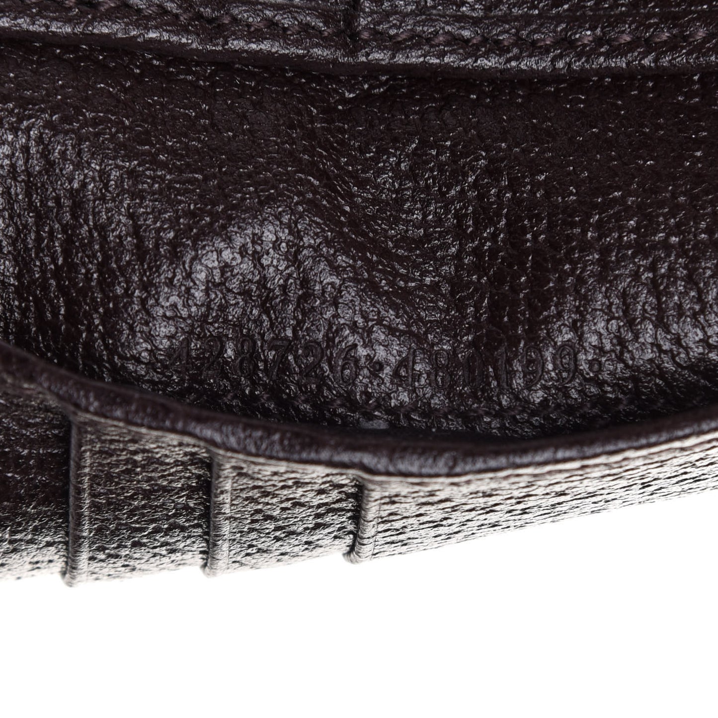 Calfskin Boar Effect GG Marmont Bi-Fold Wallet Black