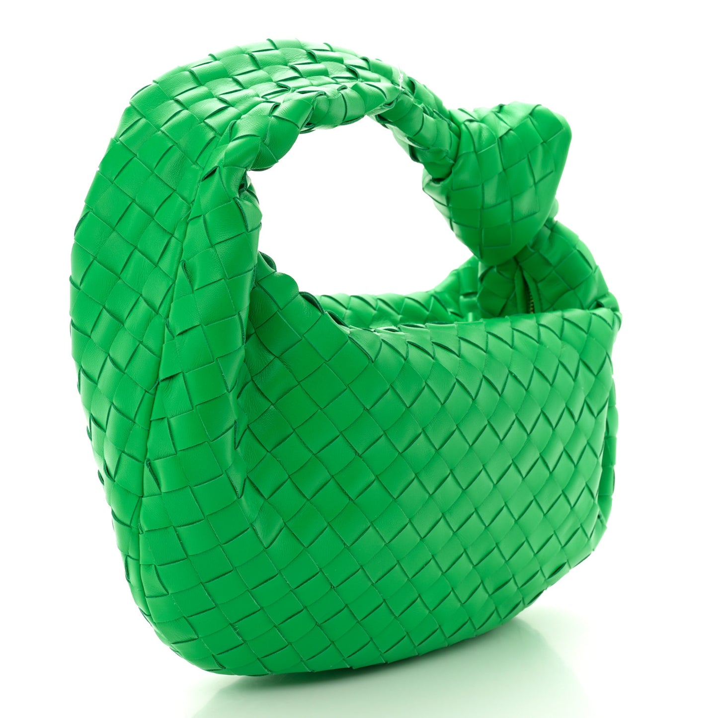 Nappa Intrecciato Teen Jodie Hobo Parakeet