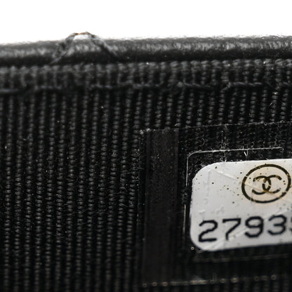 Chanel Lambskin Quilted Flap Card Holder Wallet Black 8 of 9