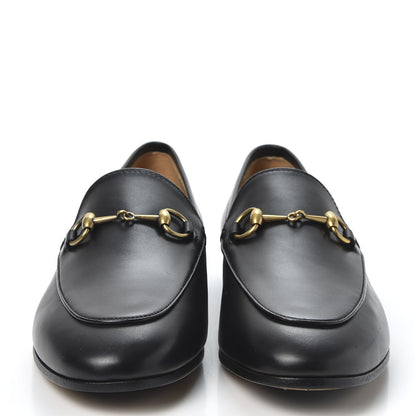 Gucci Calfskin Womens Jordaan Loafers 38 Black 2 of 10