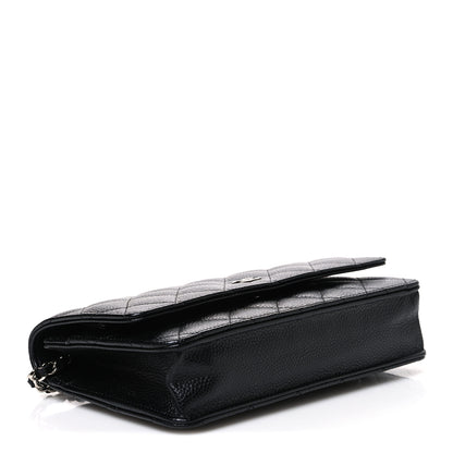 Chanel Caviar Quilted Wallet on Chain WOC Black 3 of 10