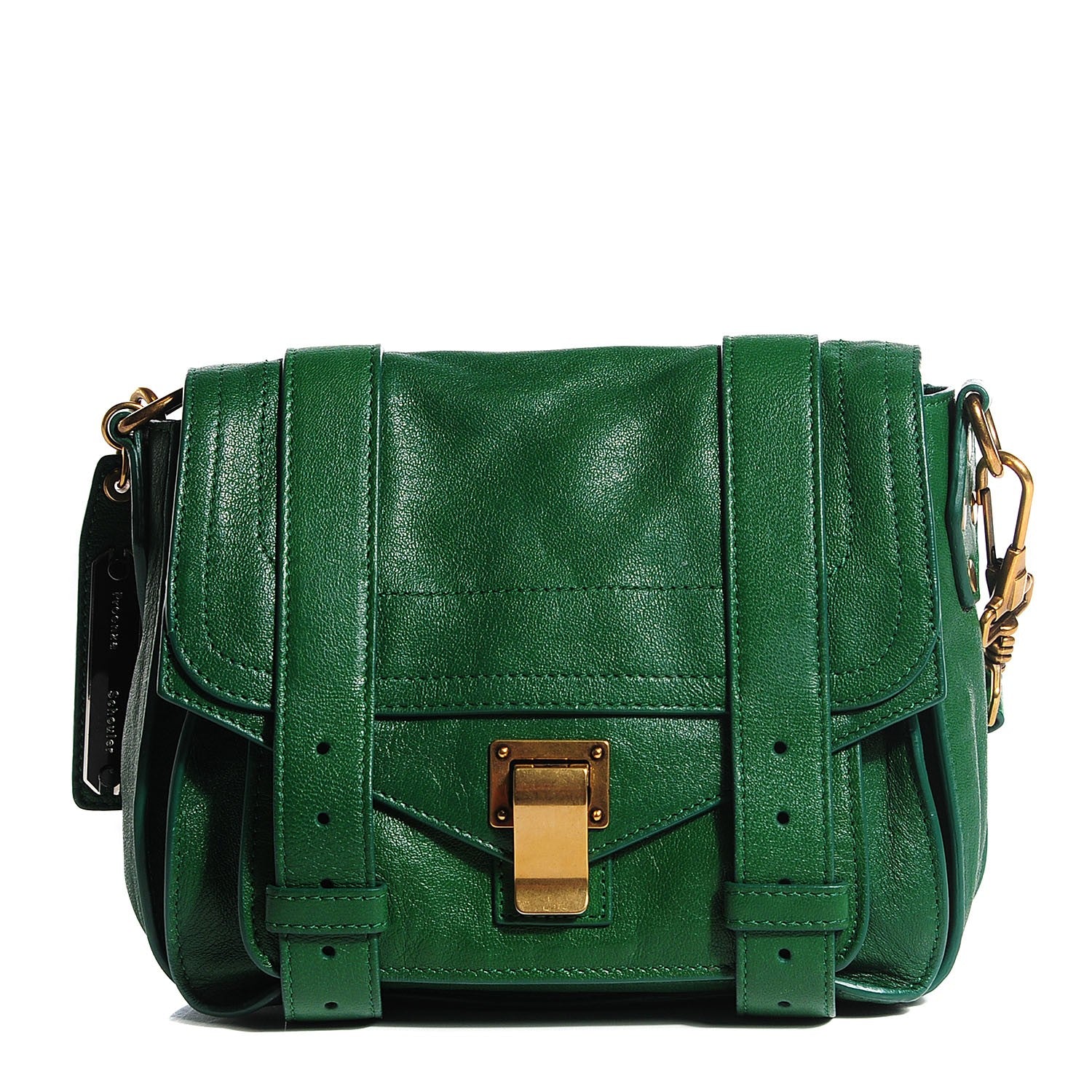 Proenza Schouler Lambskin PS1 Pouch Messenger Bag Watermelon 1 of 16