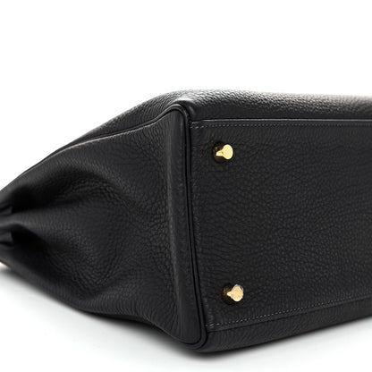 Hermes Togo Kelly Retourne 35 Indigo 9 of 12