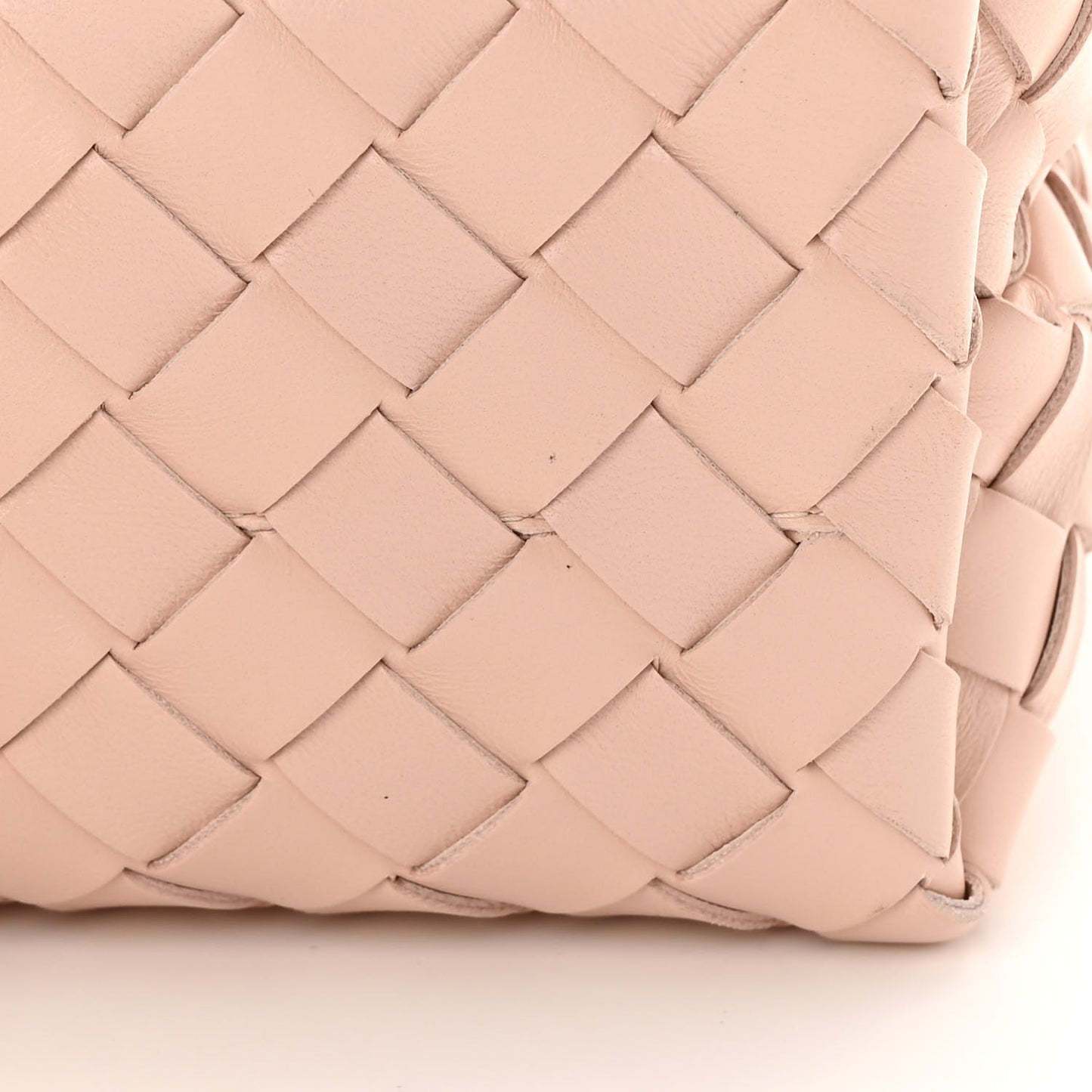 Nappa Intrecciato Small Andiamo Shoulder Bag Nude