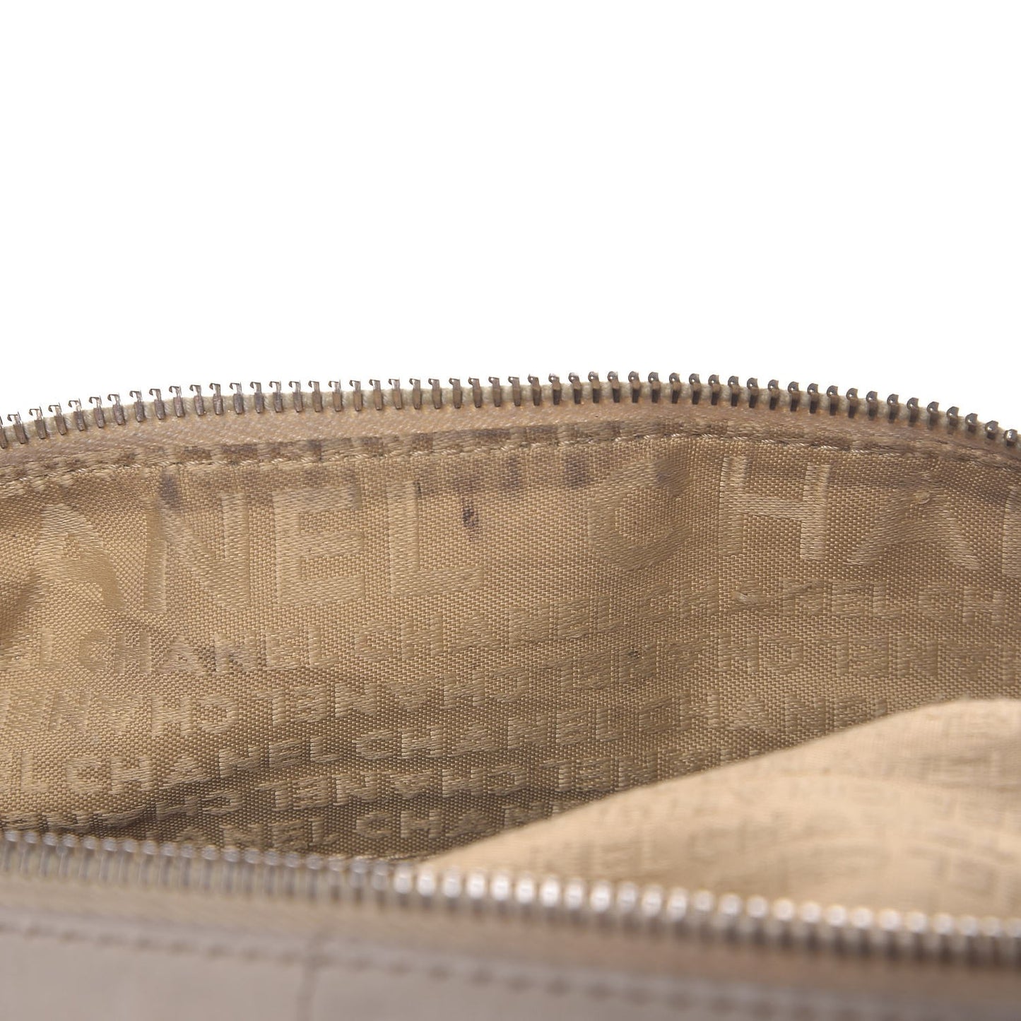 Calfskin Square Stitched Tote Ivory