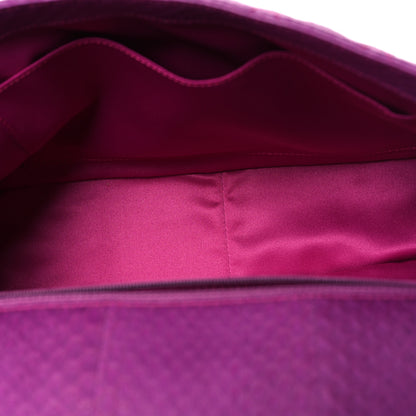 Chanel Elaphe Snakeskin Quilted Jumbo Easy Carry Flap Purple 5 of 10