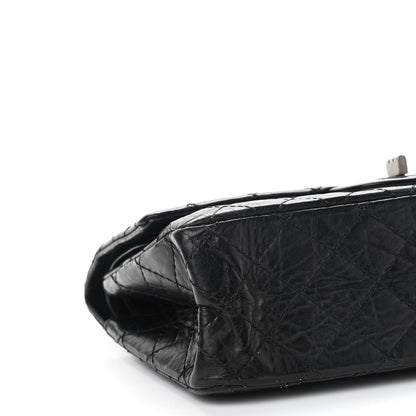 Chanel Aged Calfskin Quilted 2.55 Reissue 225 Flap Black 9 of 10