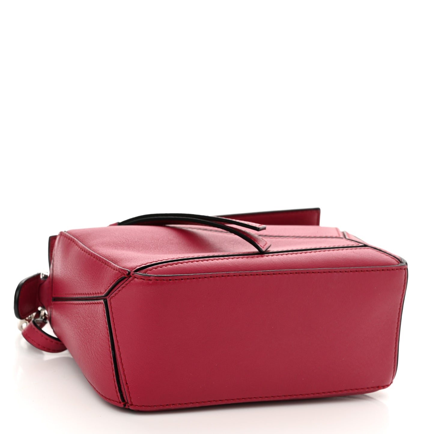Calfskin Mini Puzzle Bag Raspberry