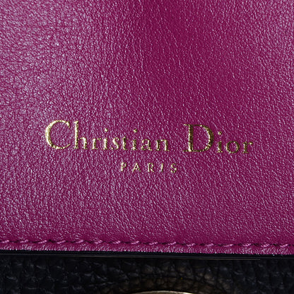 Christian Dior Bullcalf Small Be Dior Flap Black Fraise 6 of 10