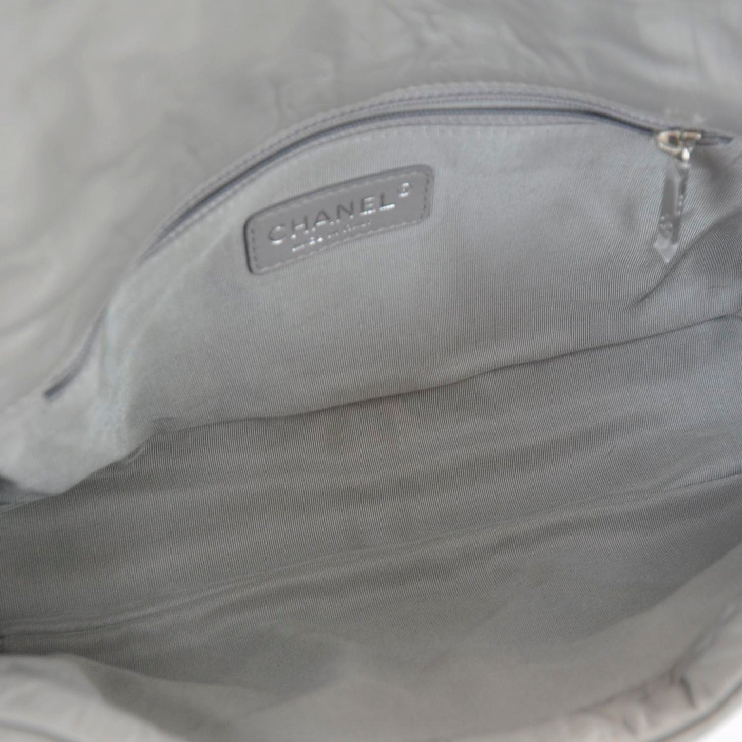 Leather Ultra Stitch Flap Grey