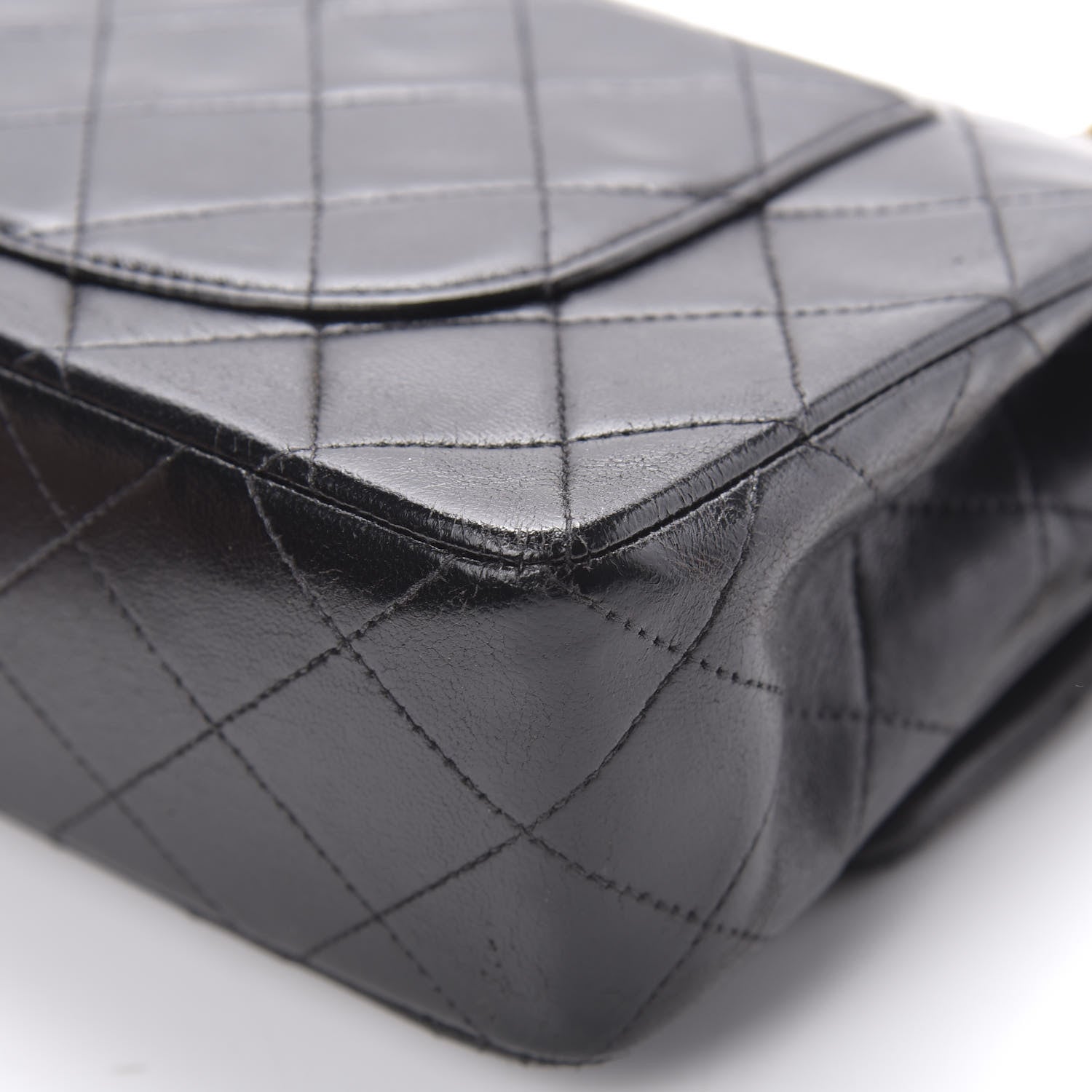 Chanel Lambskin Quilted Small Double Flap Black 12 of 15