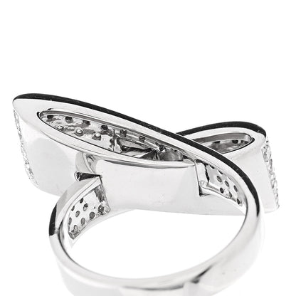 Parker & West by FASHIONPHILE 18K White Gold Diamond 1.26ctw Bow Ring 53 6.25 8 of 10