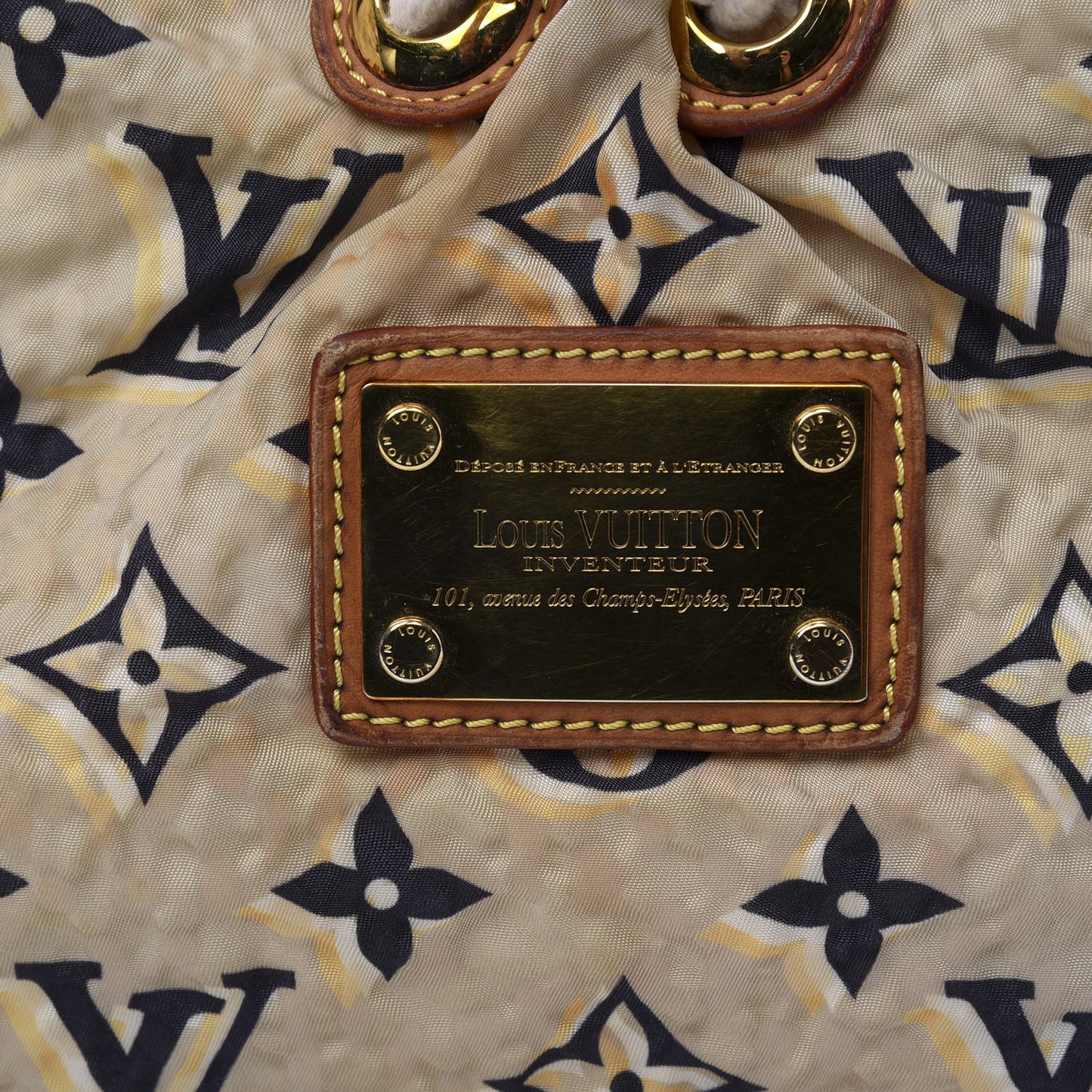 Canvas Monogram Cruise Bulles MM Natural